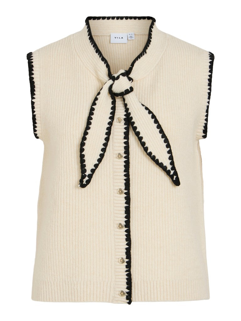 Viceleste strikvest - Birch
